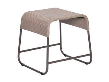 Low synthetic fibre garden stool BALIZE CBdesign