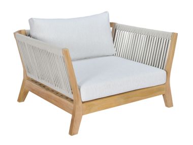 Poltrona da giardino in tessuto con braccioli VIENNA MODULAR CBdesign