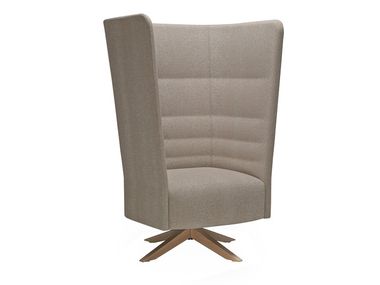 Poltrona girevole a razze con schienale alto CELL 128 | Poltrona con schienale alto Sitland