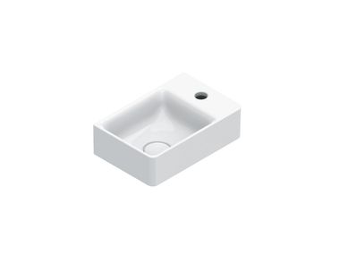 Rectangular handrinse basin ELICE 35x23 CERAMICA CATALANO