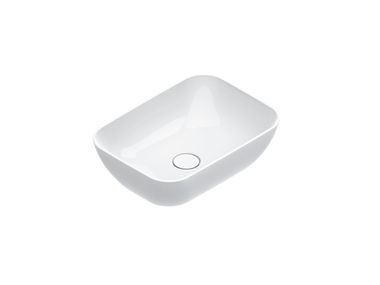 Single rectangular countertop washbasin ELICE 50x36 CERAMICA CATALANO