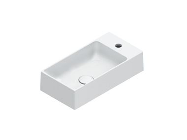 Rectangular handrinse basin PREMIUM 50x25 CERAMICA CATALANO