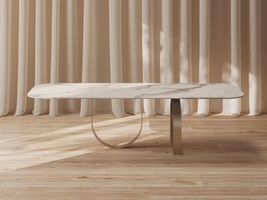 Porcelain stoneware table BLUNT MEDIUM & SMALL CERAMICA FONDOVALLE