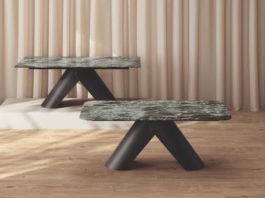 Rectangular porcelain stoneware table OMIK CERAMICA FONDOVALLE
