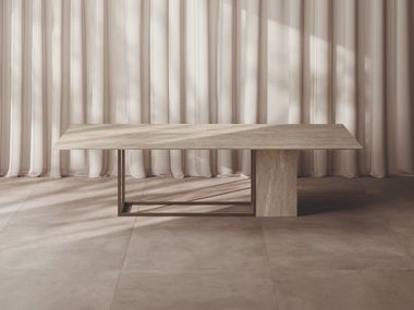 Rectangular porcelain stoneware table SIDE RECTANGULAR CERAMICA FONDOVALLE