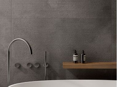Indoor/outdoor porcelain stoneware wall/floor tiles BAYSTONE DARK CERAMICA SANT'AGOSTINO