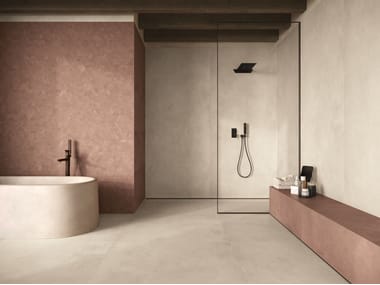 CERAMICHE KEOPE, MOOV UP COFFEE Pavimento/rivestimento in gres porcellanato effetto cemento