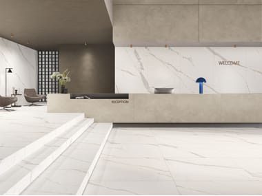 CERAMICHE KEOPE, VERSILIA ASSOLUTO WHITE Pavimento/rivestimento in gres porcellanato effetto marmo