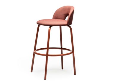 Upholstered fabric stool PAULIN M-SG-75 CHAIRS & MORE