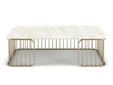 Rectangular marble coffee table CHARLESTON FORMITALIA