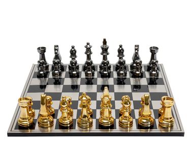 Stainless steel decorative object CHESS KARE Design