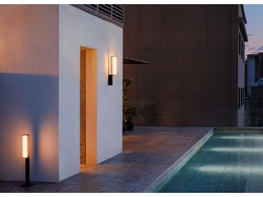 CLASS LED glass and aluminium bollard light By Vibia | design Sebastian ...