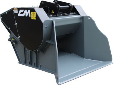 Crusher bucket for mini operating machines CBF-L C.M.