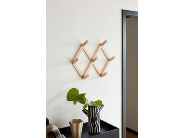 COAT RACK Wall-mounted ash coat rack By Hay | design Shane Schneck