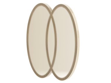 Specchio ovale in legno con cornice da parete COCKTAIL Stylish Club