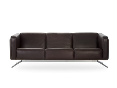 Divano in pelle COCO | Divano a 3 posti ROSSIN