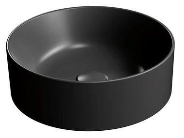 Lavabo da appoggio rotondo in ceramica COLOR ELEMENTS Ø40 GSI ceramica