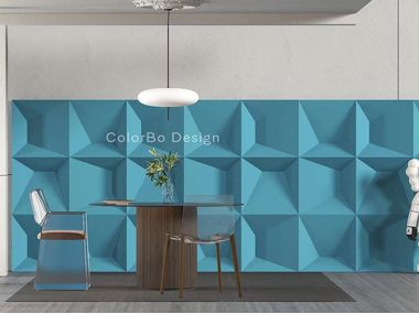 Wand- Akustikplatte aus PET 3D IGNITE Colorbo