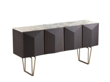 Steel and wood sideboard with doors DH2303 CONCISE HOME