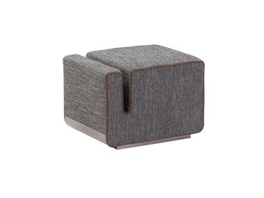 Pouf quadrato con portariviste LL2317-10 CONCISE HOME