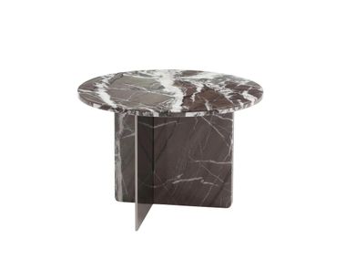 Round marble side table LT2219-02 CONCISE HOME