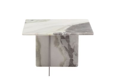 Square marble side table LT2209-02 CONCISE HOME