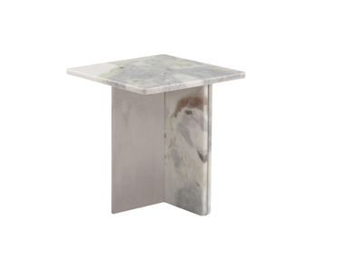 Square marble side table LT2209-03 CONCISE HOME