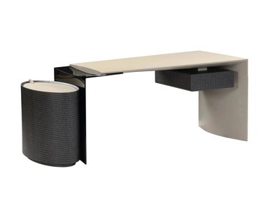 Rechteckiger Schreibtisch aus Stahl und Holz mit Schubladen SD2301 CONCISE HOME