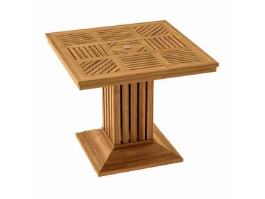 Square teak garden table COQUELICOT ASTELLO