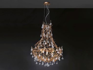 Luminária pendente feita à mão de bronze CORAL ROYAL EMPERIOR MEDIUM Serip