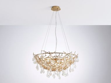 Luminária pendente feita à mão de bronze CORAL ROYAL EMPRESS Serip