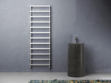 CORDIVARI, ALESSANDRA INOX SATINATO Scaldasalviette ad acqua calda in acciaio satinato