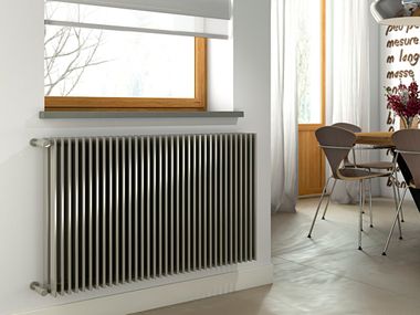 Hot-water wall-mounted steel decorative radiator KEIRA TANDEM VERTICAL CORDIVARI