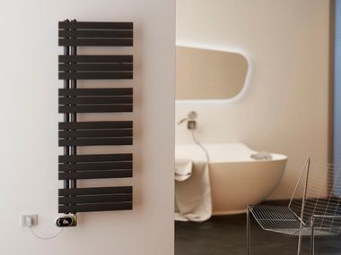 Scaldasalviette elettrico verticale in acciaio KELLY 5010 SX ELETTRICO CORDIVARI