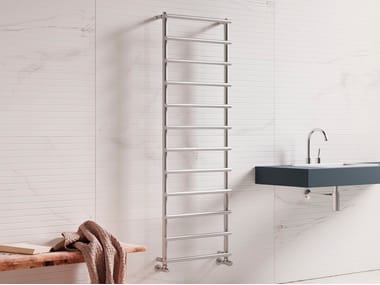 CORDIVARI, LAURA INOX SATINATO Scaldasalviette ad acqua calda a parete