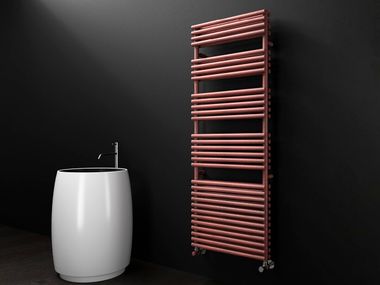Hot-water carbon steel towel warmer LUCY 25 PLUS CORDIVARI