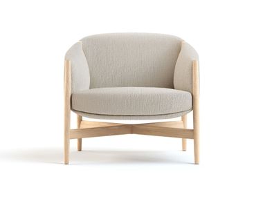 Fabric armchair with armrests KAGU COR