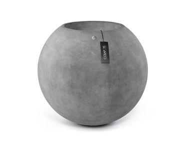 Handgearbeiteter runder Gartenvase aus Faser-Kunststoff-Verbund ORBO 75 COSAPOTS