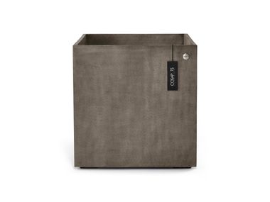 Quadratischer Garten Couch- Blumenkasten aus Faser-Kunststoff-Verbund REGLITO CUBE 50 COSAPOTS