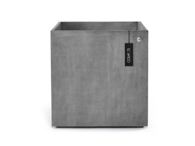 Quadratischer Blumenkasten aus Faser-Kunststoff-Verbund REGLITO CUBE 60 COSAPOTS