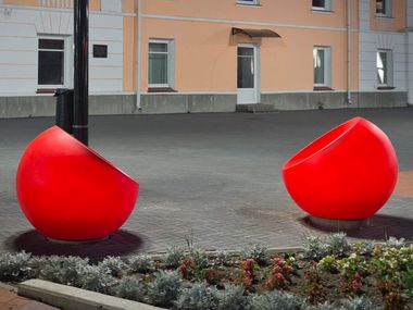 Seduta da esterni in plastica CRANBERRY KEHA3