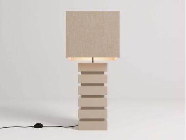 MDF and fabric table lamp DE STIJL CREANDE