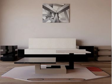 3 seater sofa DE STIJL CREANDE