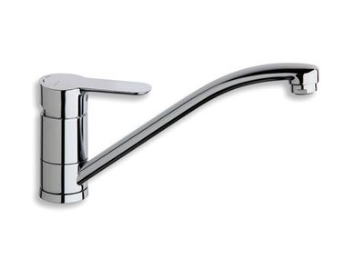 Professional single handle kitchen mixer tap with swivel spout CRIKR521 CRISTINA Rubinetterie
