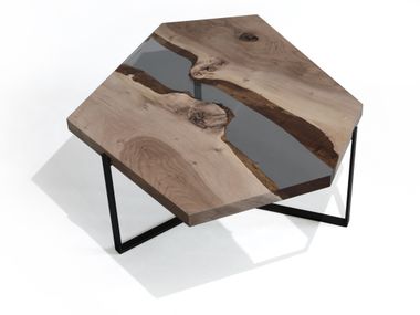 Central coffee table CRYSTAL WALNUT Alcarol