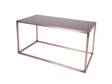 Rectangular glass coffee table HYPERCUBE 78X39X39 CUBE3