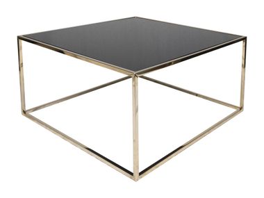 Tavolino quadrato basso in metallo HYPERCUBE 78X78X39 CUBE3