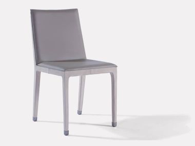 Sedia imbottita in pelle CUBÉ MORADA