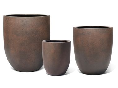 Glass fiber reinforced polymer (GFRP) garden vase CUMINO Jardinico