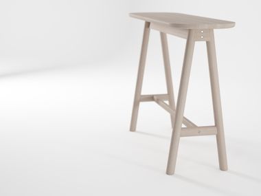 CURBUS Rectangular solid wood console table By KARPENTER | design ...